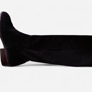 Black Suede Boots by Lucky Brand